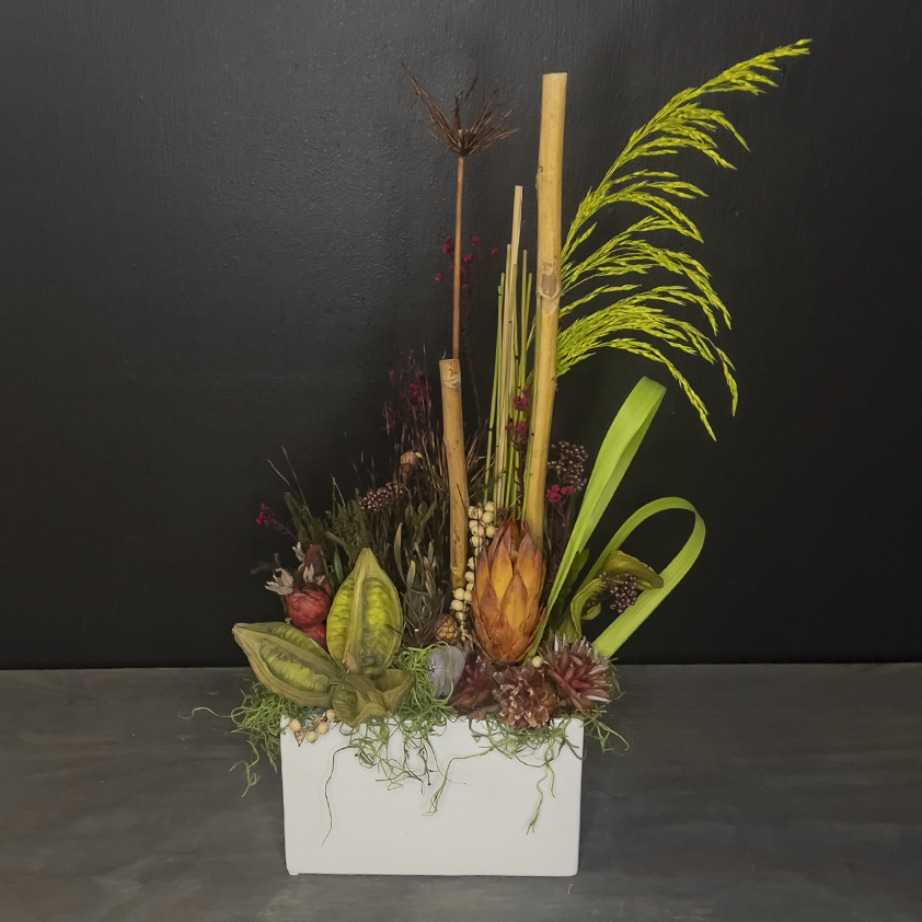 Preserved floral arrangement with dried botanicals from bloombudz in Paragould, AR
