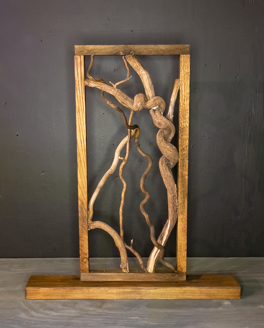 contemporary wooden frame for sympathy floral arrangements from bloombudz in Paragould, AR