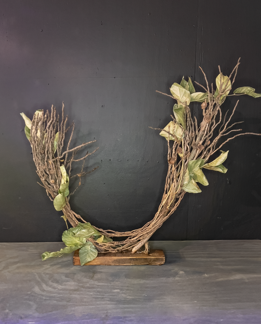 modern sympathy art floral arrangement from bloombudz in Paragould, AR