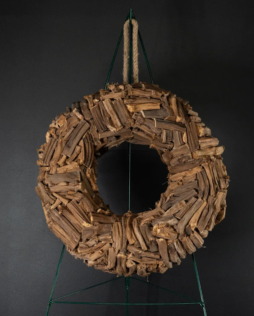 Natural Banana Stick Wreath preserved botanicals from bloombudz in Paragould, AR