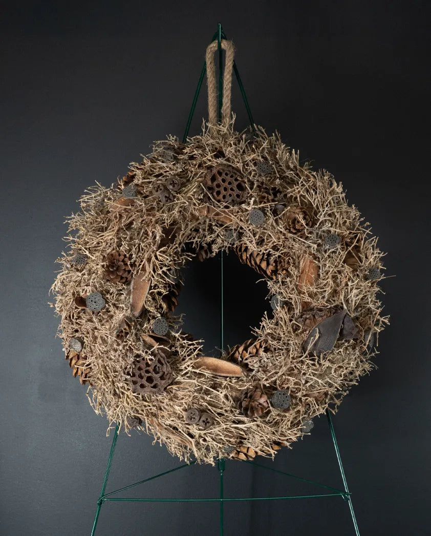 Natural Organic Wreath preserved botanicals from bloombudz in Paragould AR