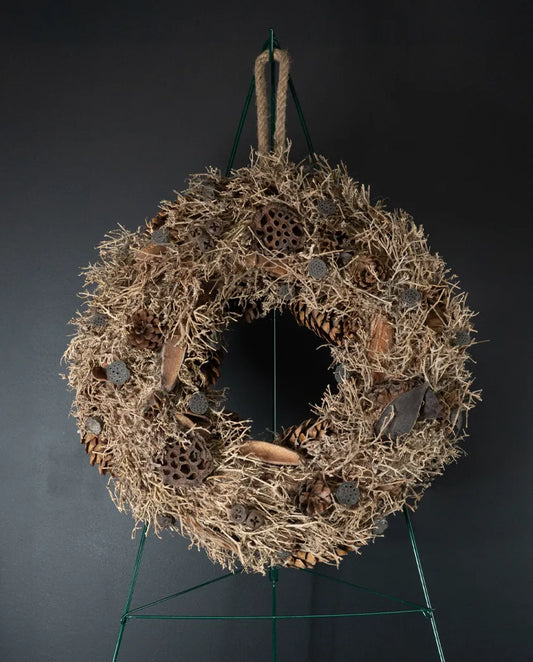 Natural Organic Wreath preserved botanicals from bloombudz in Paragould AR
