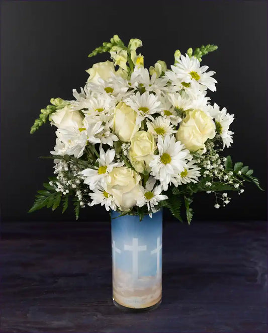 Blessings of Hope stemskinz floral arrangement from bloombudz in Paragould, AR