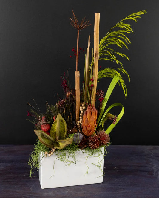 Preserved floral arrangement with dried botanicals from bloombudz in Paragould, AR