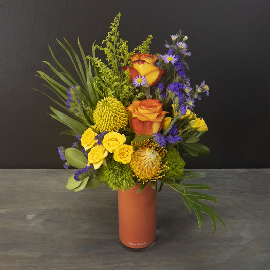 Tangerine Dream stemskinz floral arrangement from bloombudz in Paragould, AR