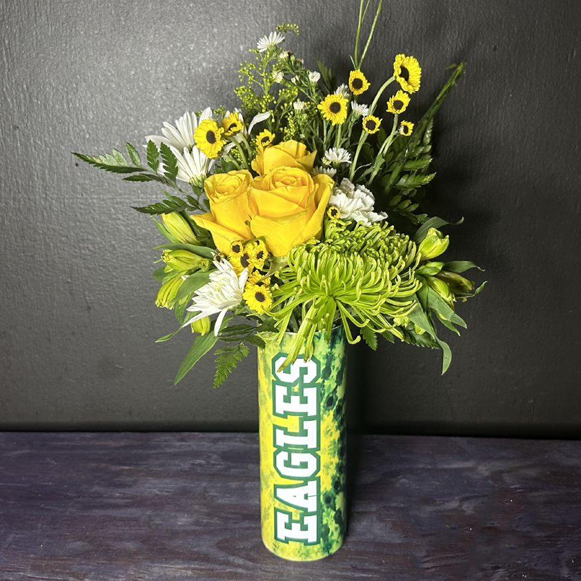 Eagles Tumbler Bouquet floral arrangement from bloombudz in Paragould, AR